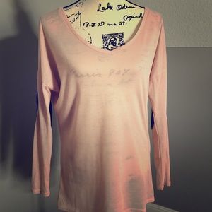 Blush long sleeve top